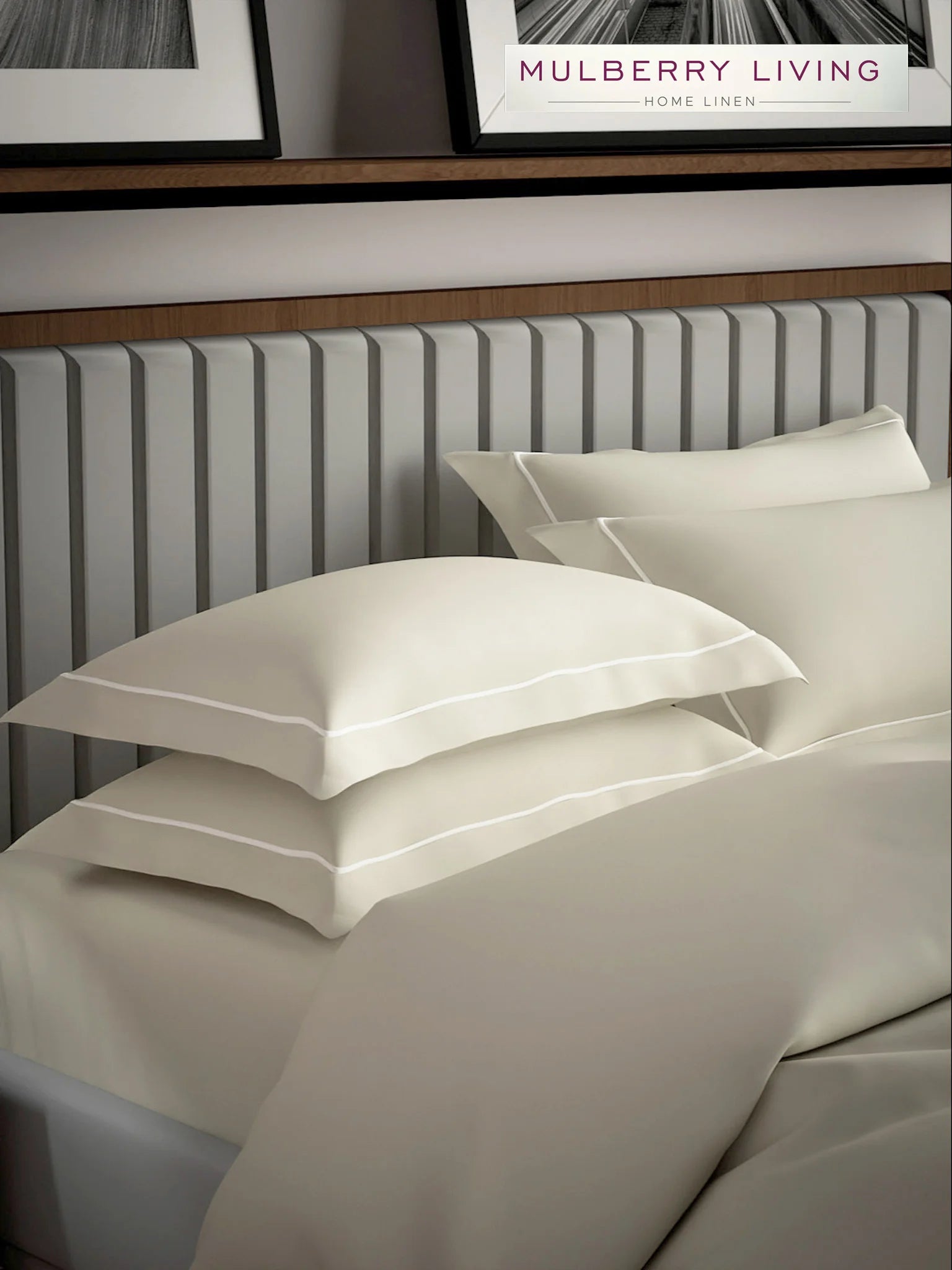 Serenity Solids 100% Cotton Sateen Weave Bedsheet Set with 2 Pillow Covers, 250TC