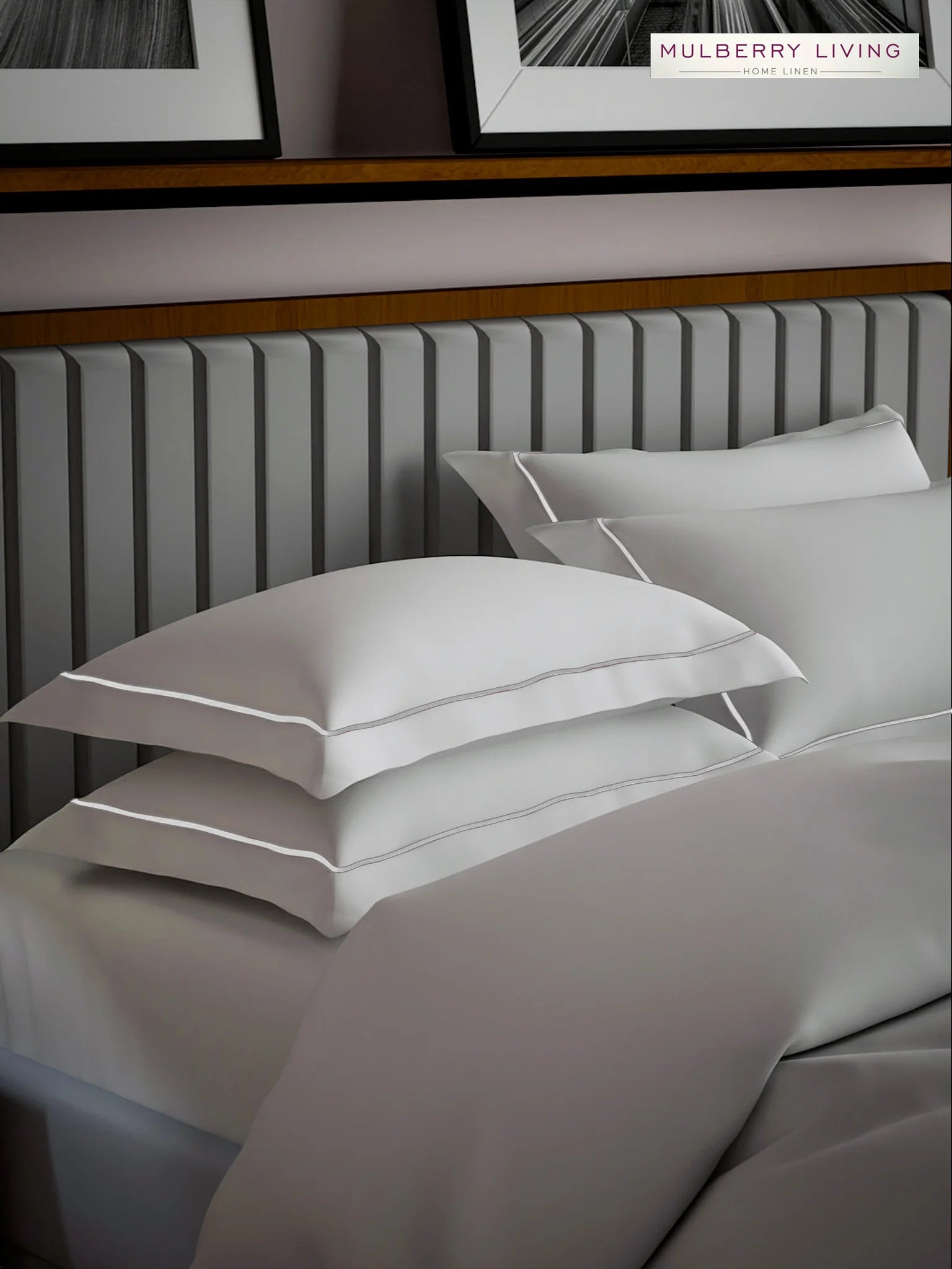 Serenity Solids 100% Cotton Sateen Weave Bedsheet Set with 2 Pillow Covers, 250TC