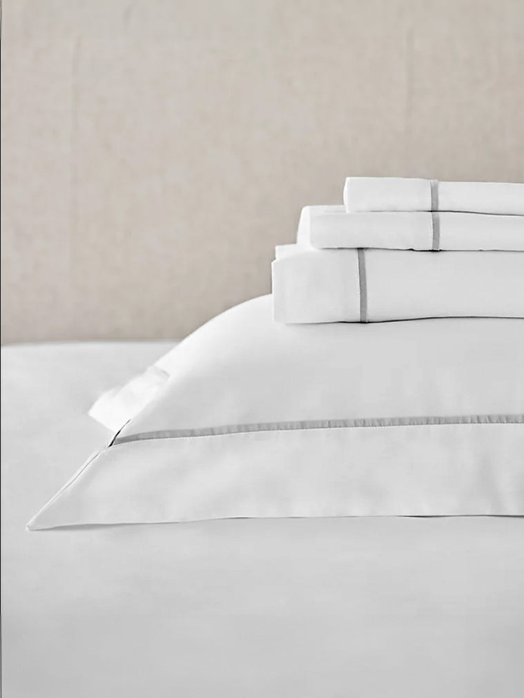 Pure Essence 100% Cotton Super King Bedsheet Set with 2 Pillow Covers - 1000TC, White