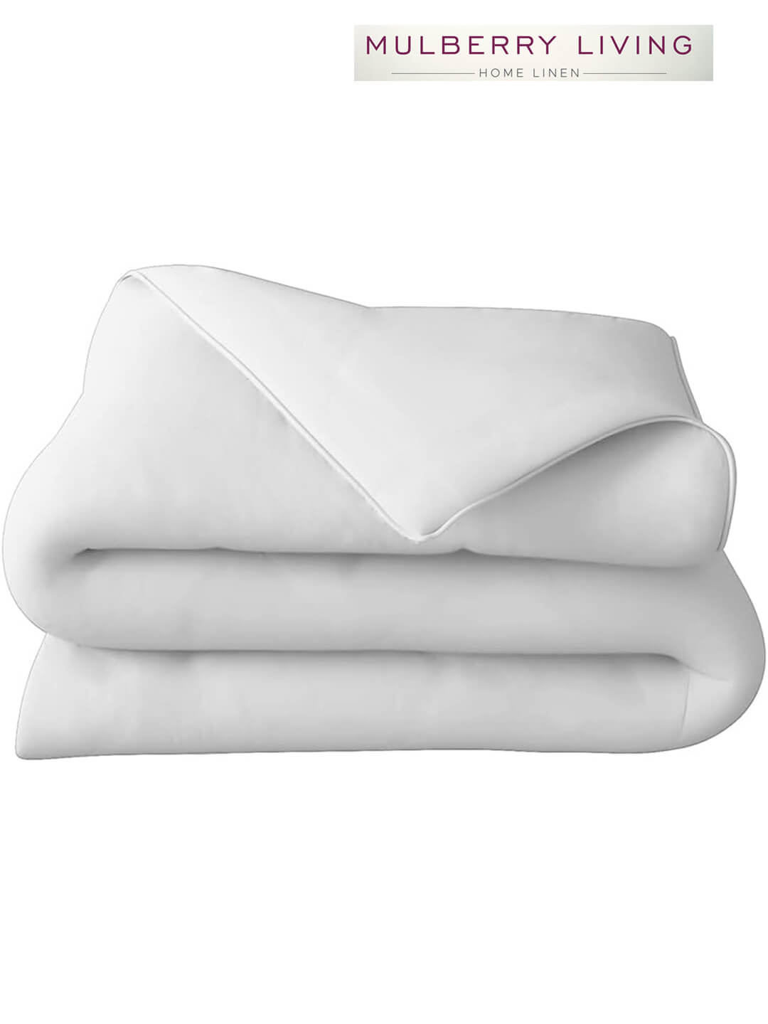 Pure Essence 100% Cotton Super King White Duvet Cover - 1000TC, 90 x 108 Inches
