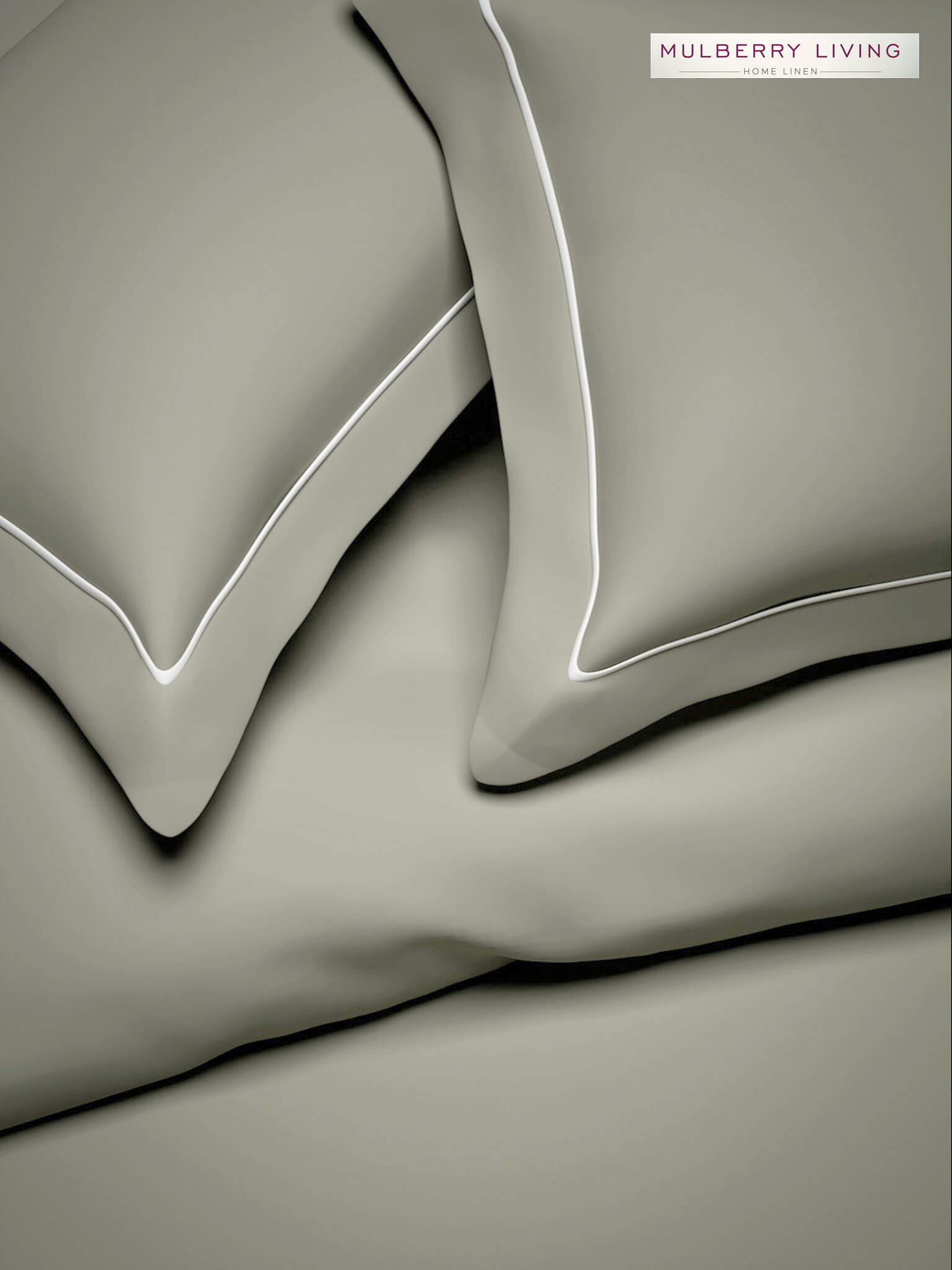 Serenity Solids Pillow Covers (Set of 2) - 100% Cotton, 250TC, Soft & Breathable