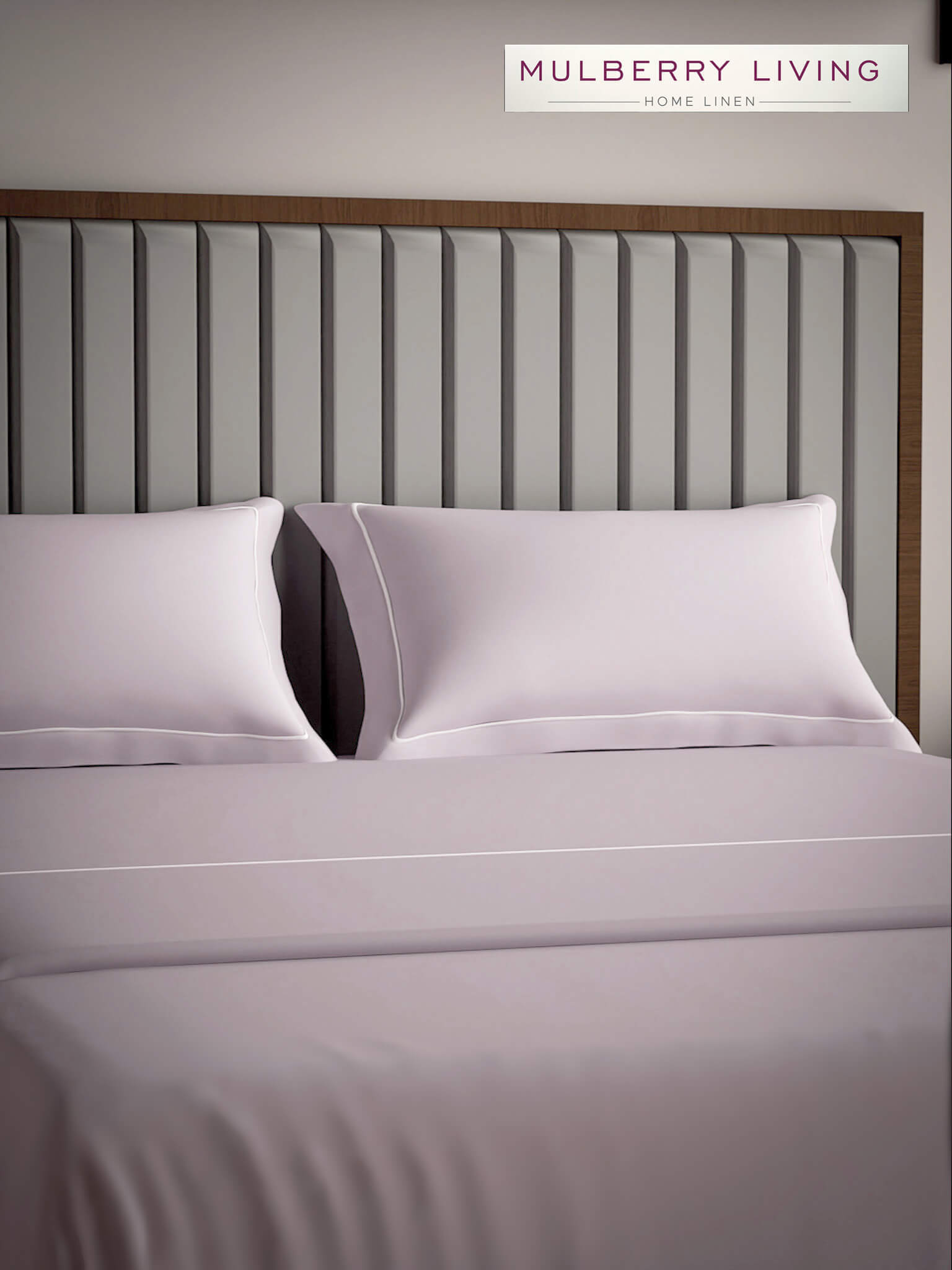 Serenity Solids Pillow Covers (Set of 2) - 100% Cotton, 250TC, Soft & Breathable