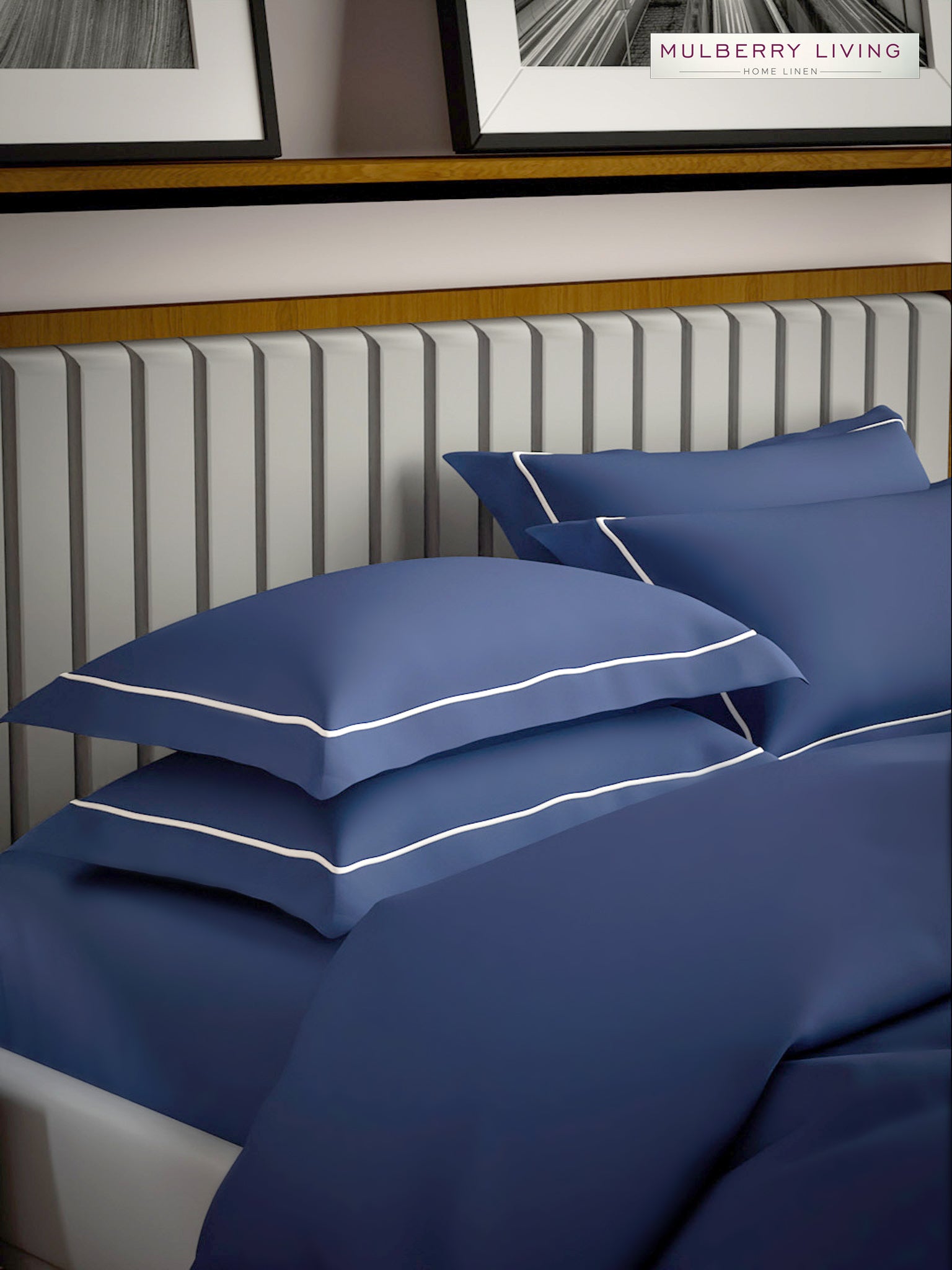 Serenity Solids Pillow Covers (Set of 2) - 100% Cotton, 250TC, Soft & Breathable