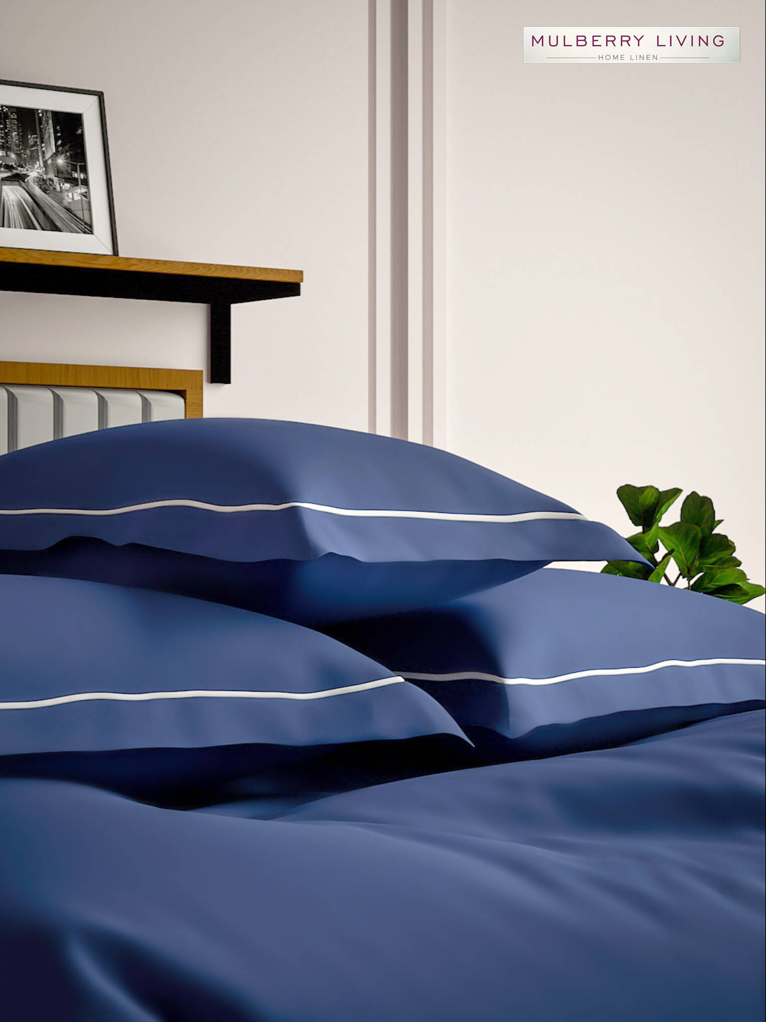 Serenity Solids Pillow Covers (Set of 2) - 100% Cotton, 250TC, Soft & Breathable