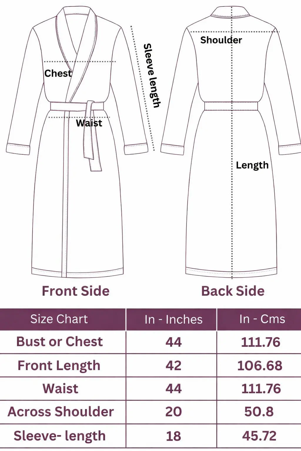 Waffle Luxe Cotton Bath Robe – 250 GSM Ultra Soft & Quick Dry, Unisex Free Size
