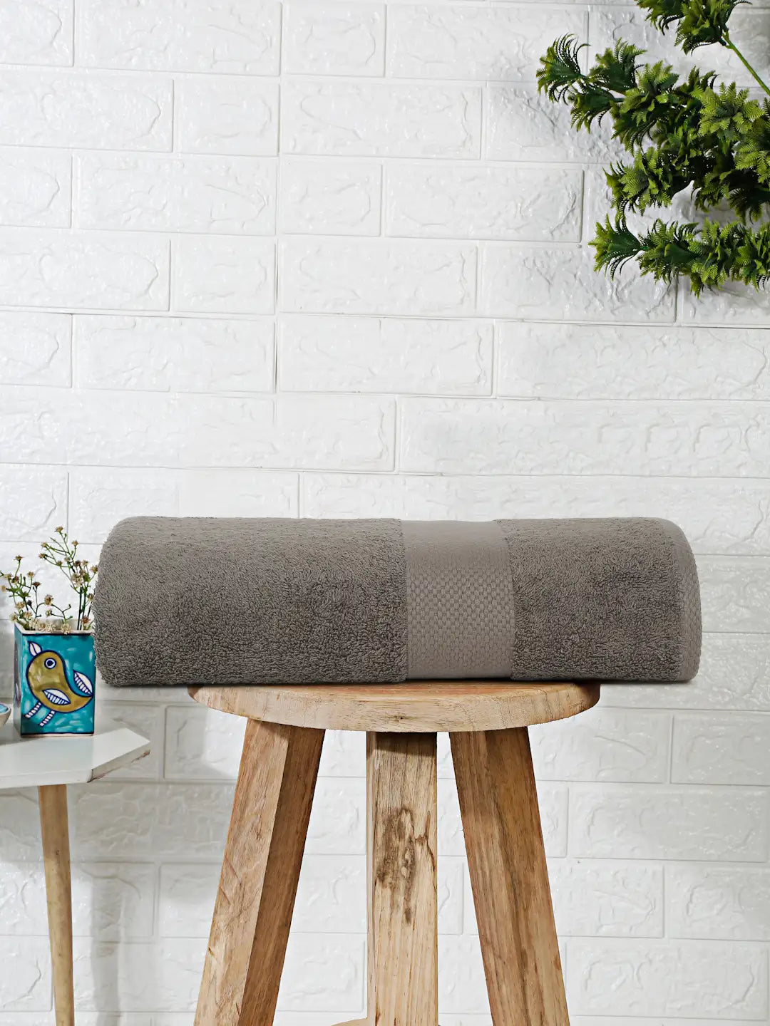 Terry Luxe Bath Towel - Ultra Soft, Lightweight, 550 GSM