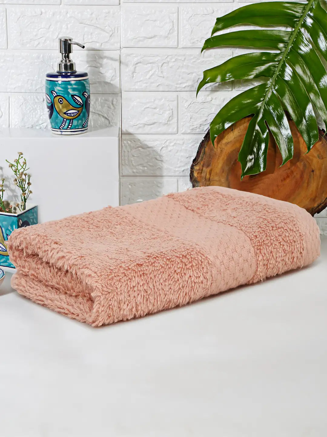 Terry Luxe Bath Towel - Ultra Soft, Lightweight, 550 GSM