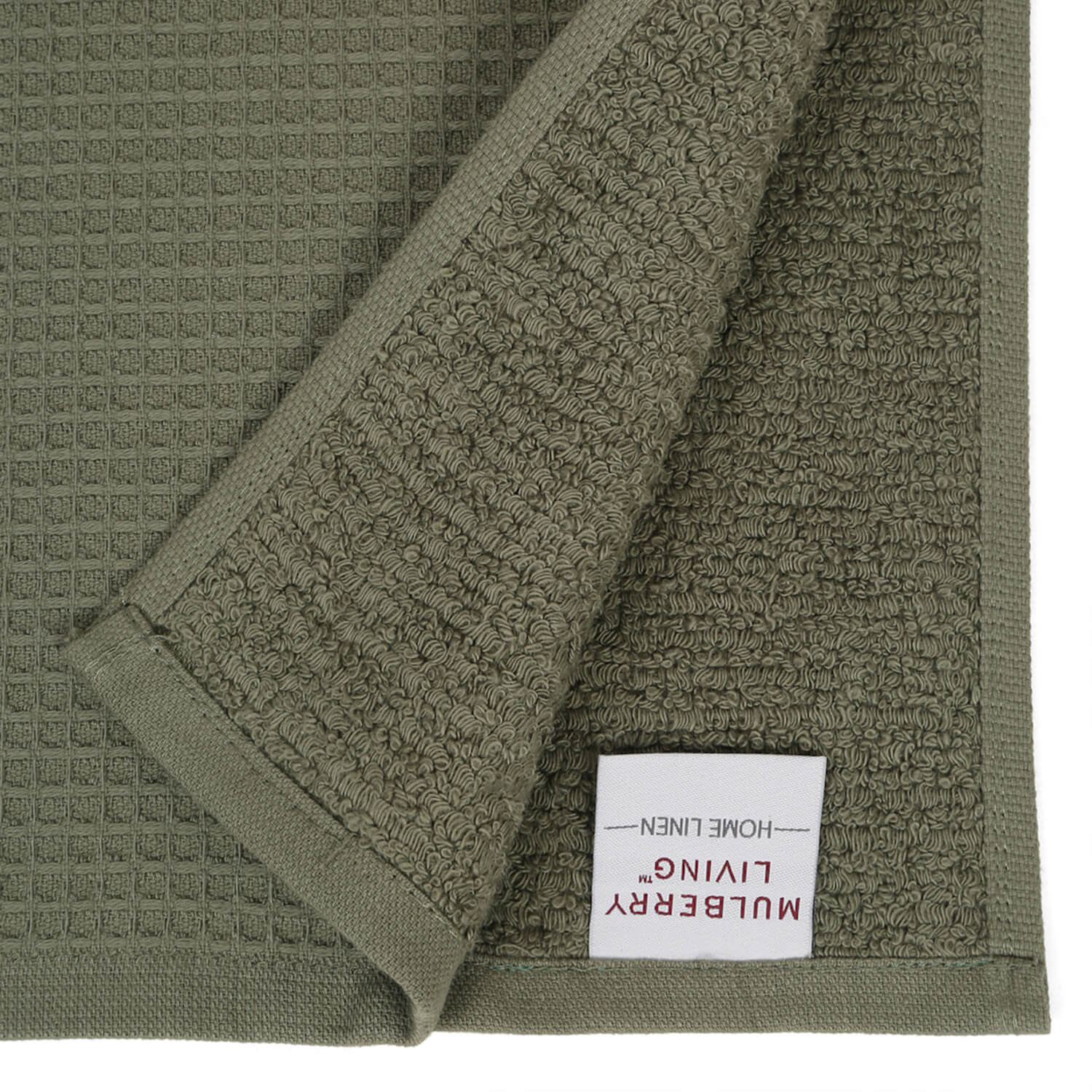 Waffle Comfort Bath Towels (Set of 2) - Soft, Quick Dry, 450 GSM