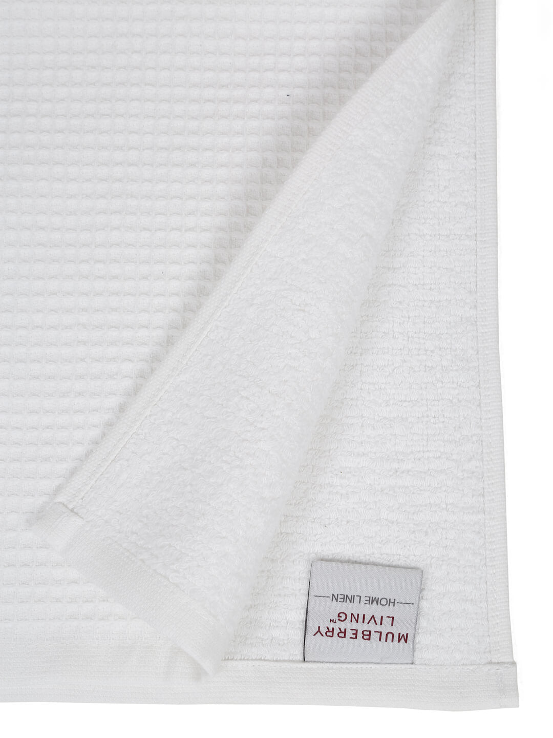 Waffle Comfort Hand Towels (Set of 4) - Soft, Quick Dry, 450 GSM