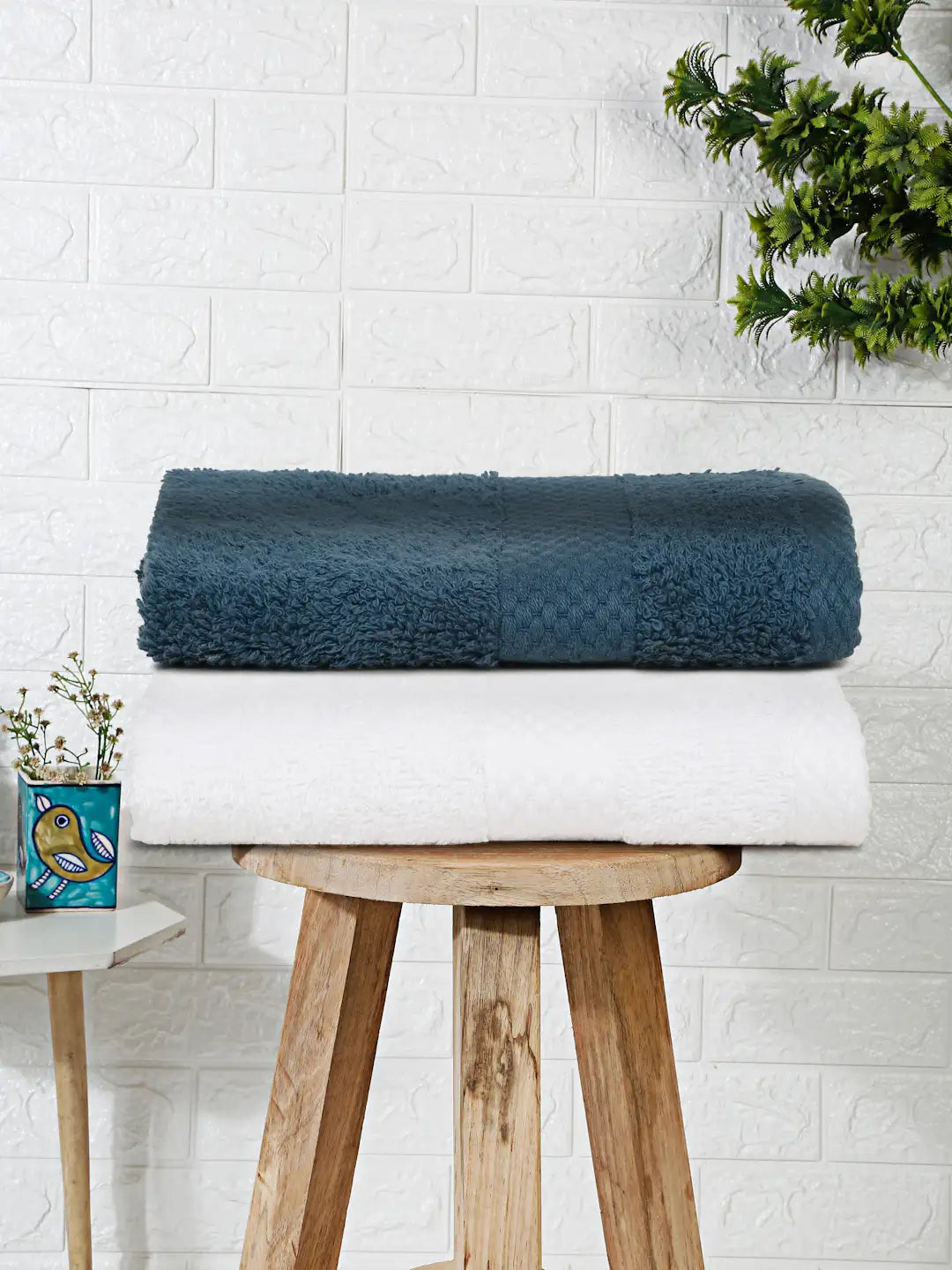 Terry Luxe Bath Towels (Set of 2) - Ultra Soft, Lightweight, 550 GSM