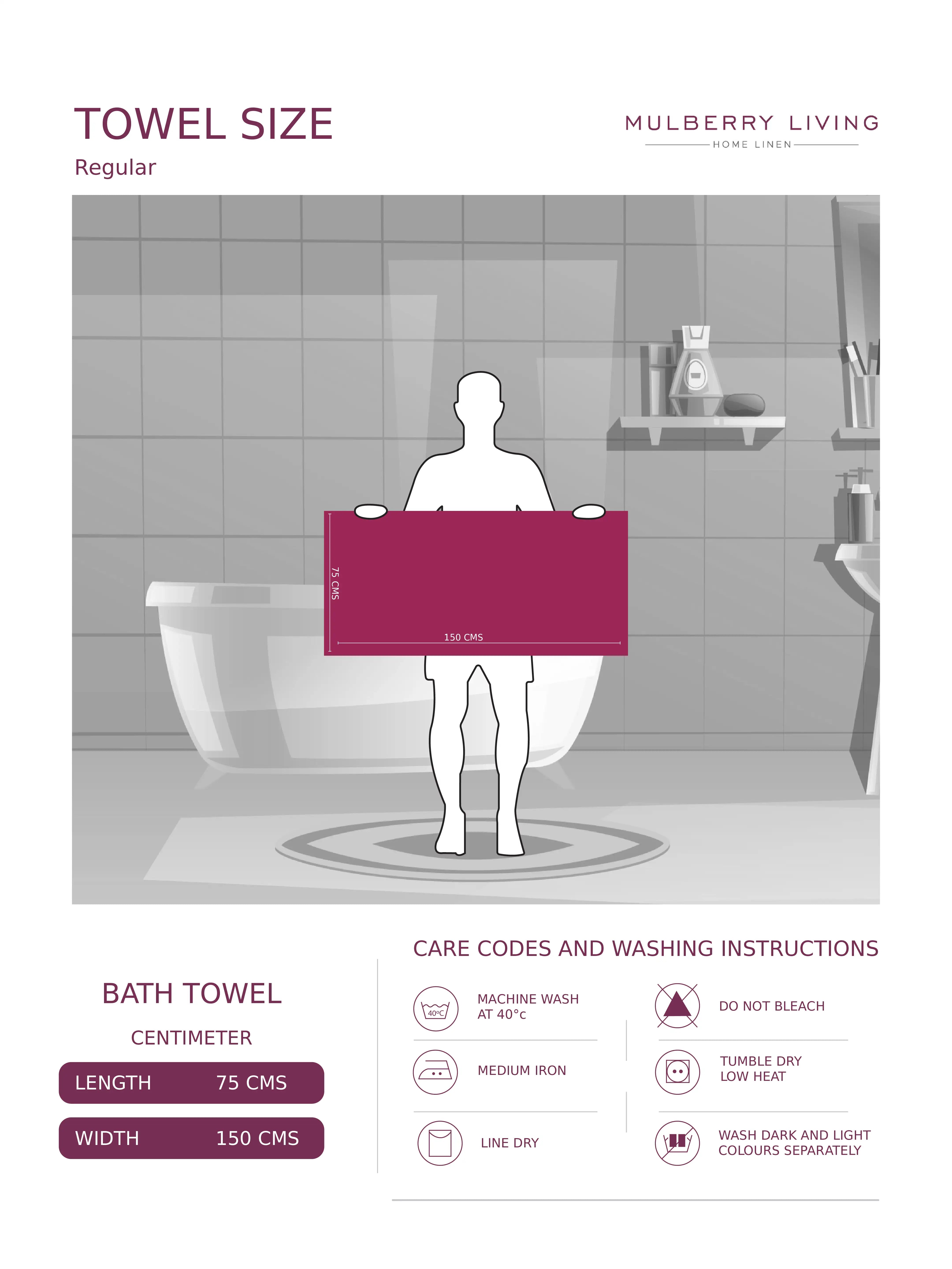 Terry Luxe Bath Towels (Set of 2) - Ultra Soft, Lightweight, 550 GSM