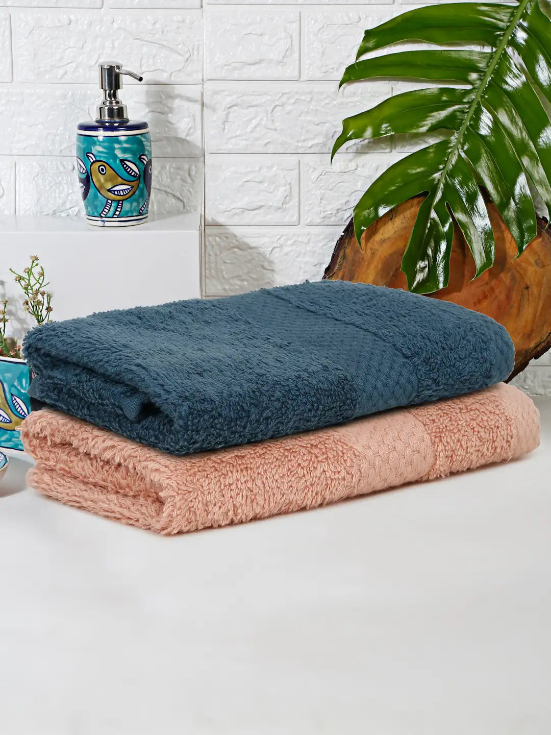 Terry Luxe Bath Towels (Set of 2) - Ultra Soft, Lightweight, 550 GSM