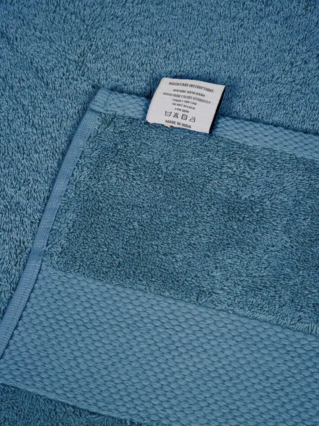 Terry Luxe Hand Towels (Set of 4) - Ultra Soft, Lightweight, 550 GSM