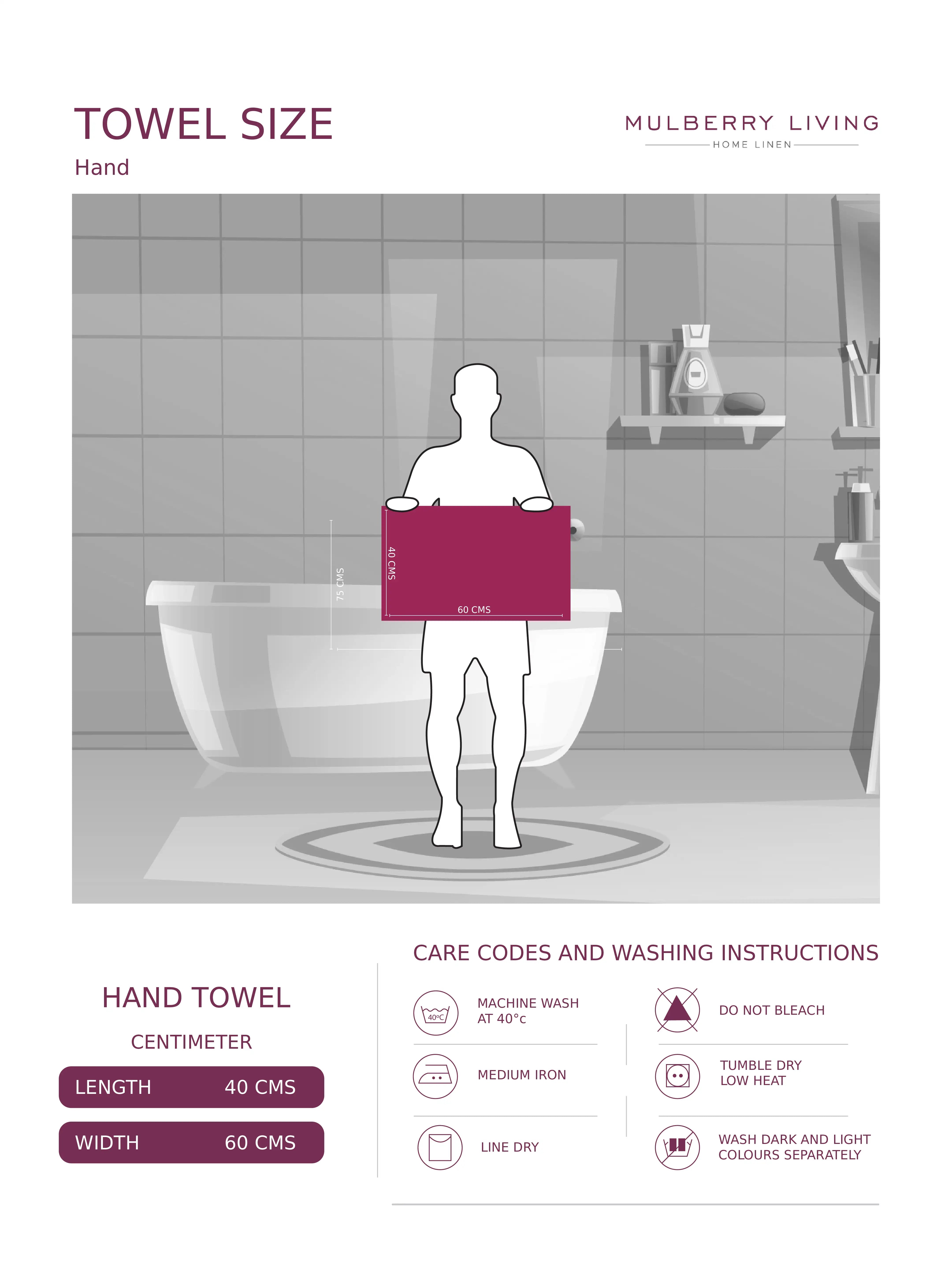 Terry Luxe Hand Towels (Set of 4) - Ultra Soft, Lightweight, 550 GSM