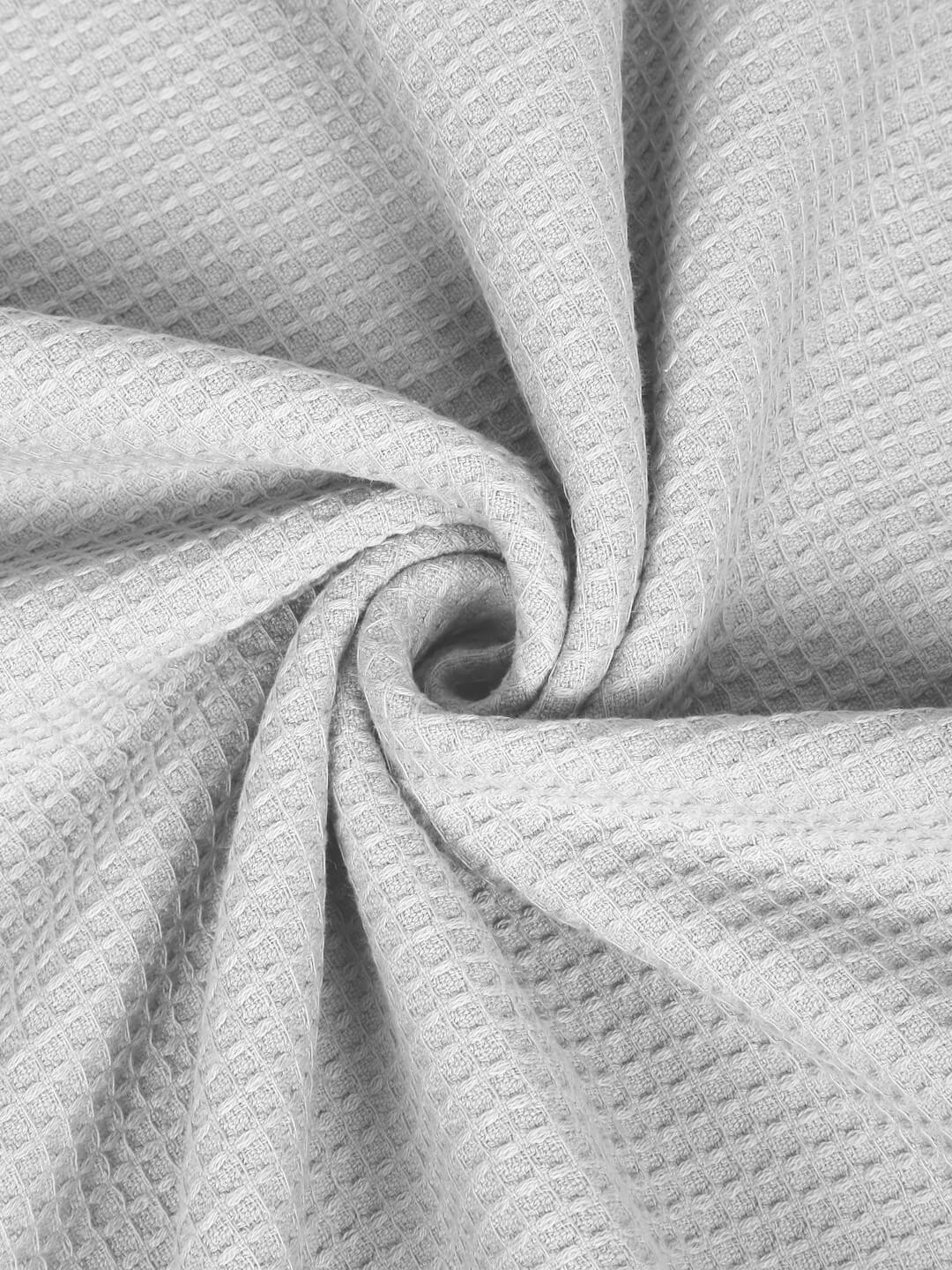 Waffle Comfort Towel Set (4 Pieces) - Soft, Quick Dry, 450 GSM