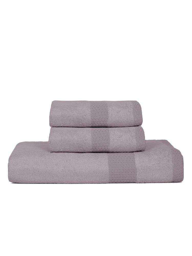 Bamboo Bliss Organic Towel Set (3 Pieces) - Soft, Eco Friendly, 525 GSM