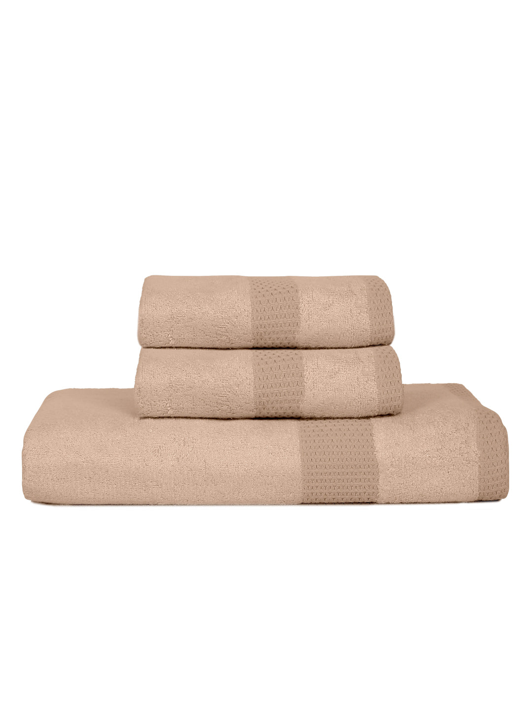 Bamboo Bliss Organic Towel Set (3 Pieces) - Soft, Eco Friendly, 525 GSM