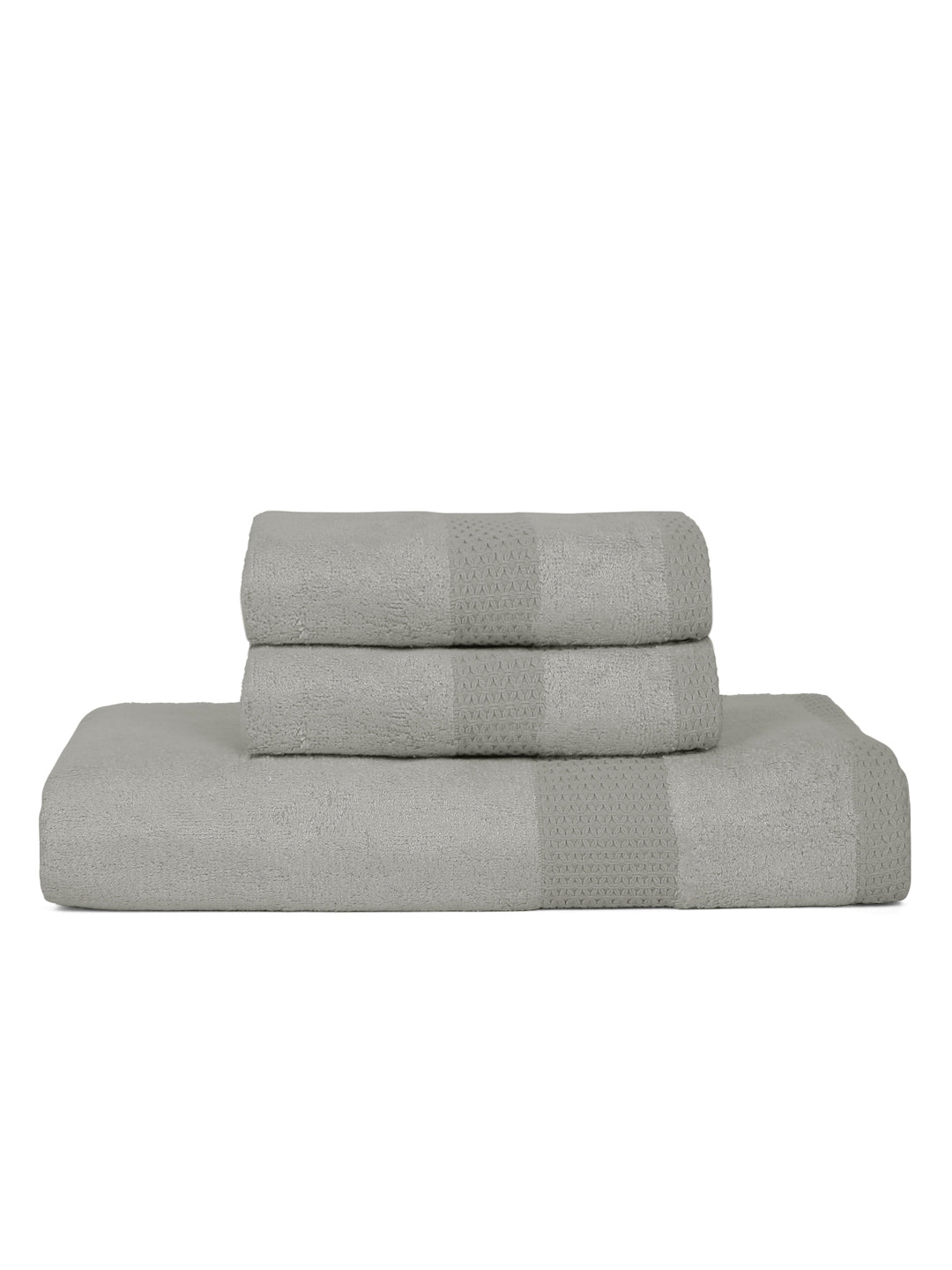 Bamboo Bliss Organic Towel Set (3 Pieces) - Soft, Eco Friendly, 525 GSM