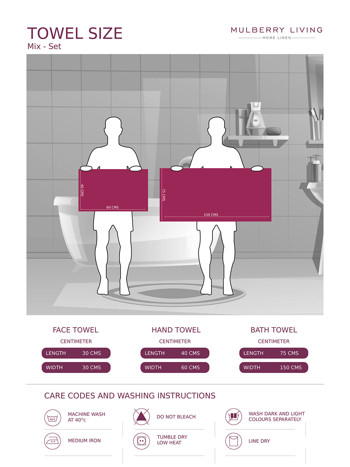 Bamboo Bliss Organic Towel Set (3 Pieces) - Soft, Eco Friendly, 525 GSM