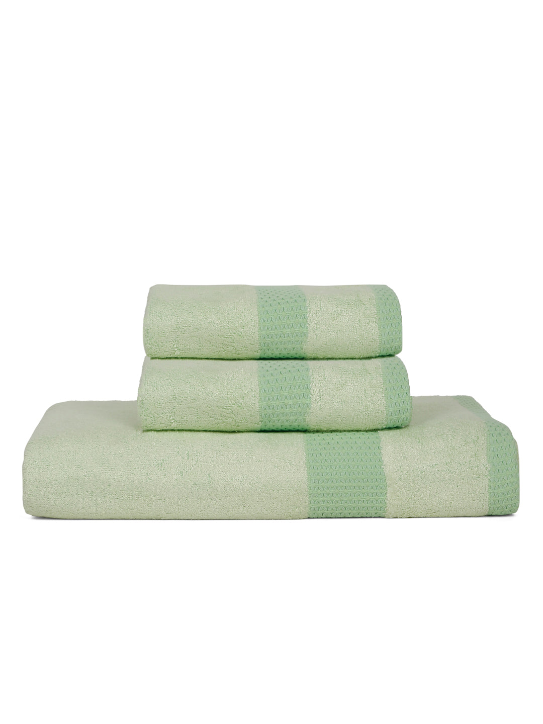 Bamboo Bliss Organic Towel Set (3 Pieces) - Soft, Eco Friendly, 525 GSM