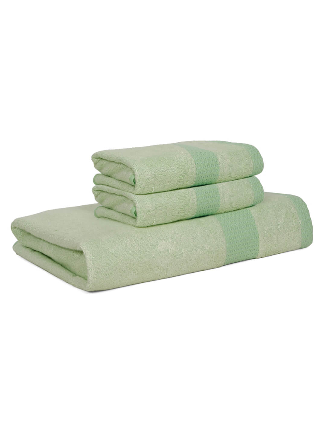 Bamboo Bliss Organic Towel Set (3 Pieces) - Soft, Eco Friendly, 525 GSM