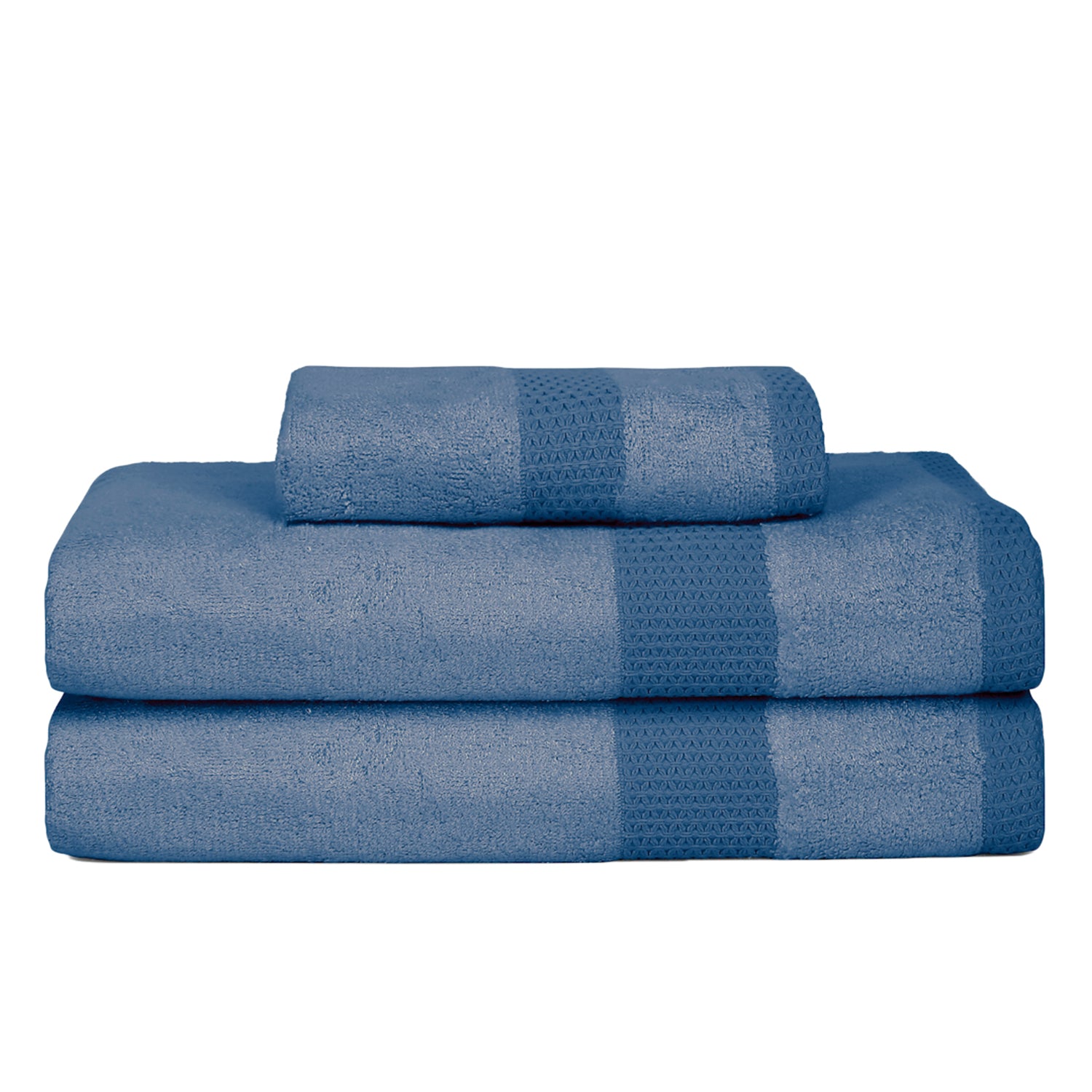 Bamboo Bliss Organic Towel Set (3 Pieces) - Soft, Eco Friendly, 525 GSM