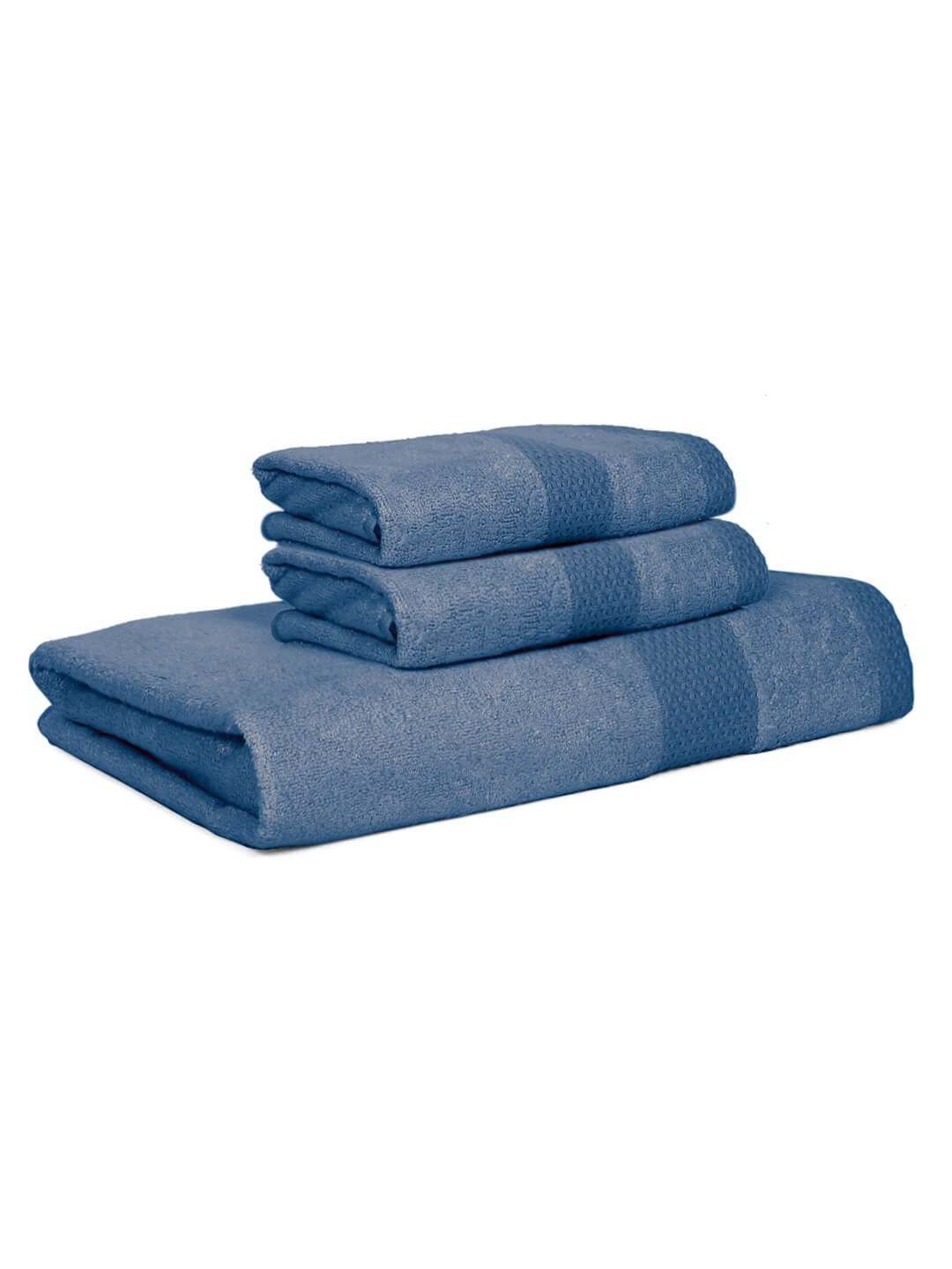 Bamboo Bliss Organic Towel Set (3 Pieces) - Soft, Eco Friendly, 525 GSM