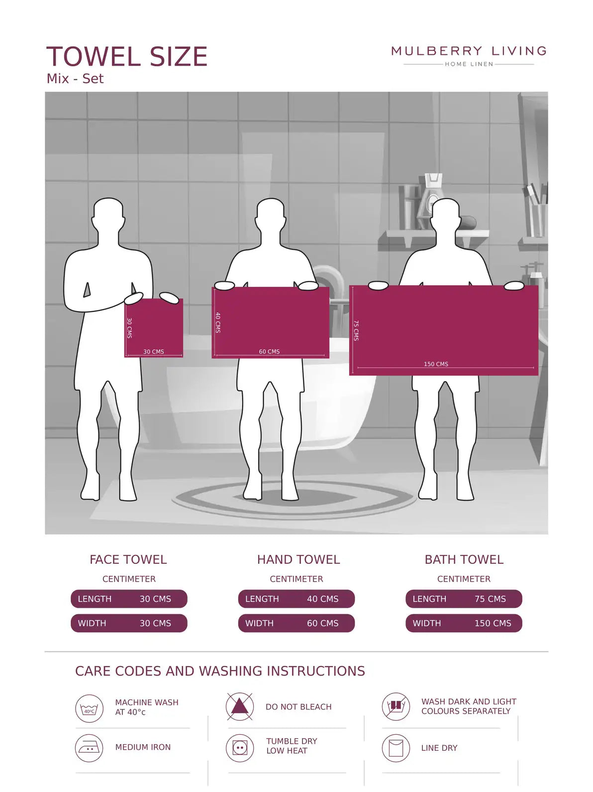 Terry Luxe Towels (Set of 7) - Soft, Quick Dry, 550 GSM