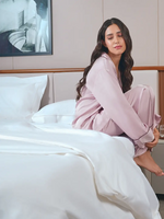 Pure Essence 100% Cotton Super King Bedsheet Set with 2 Pillow Covers - 1000TC, White